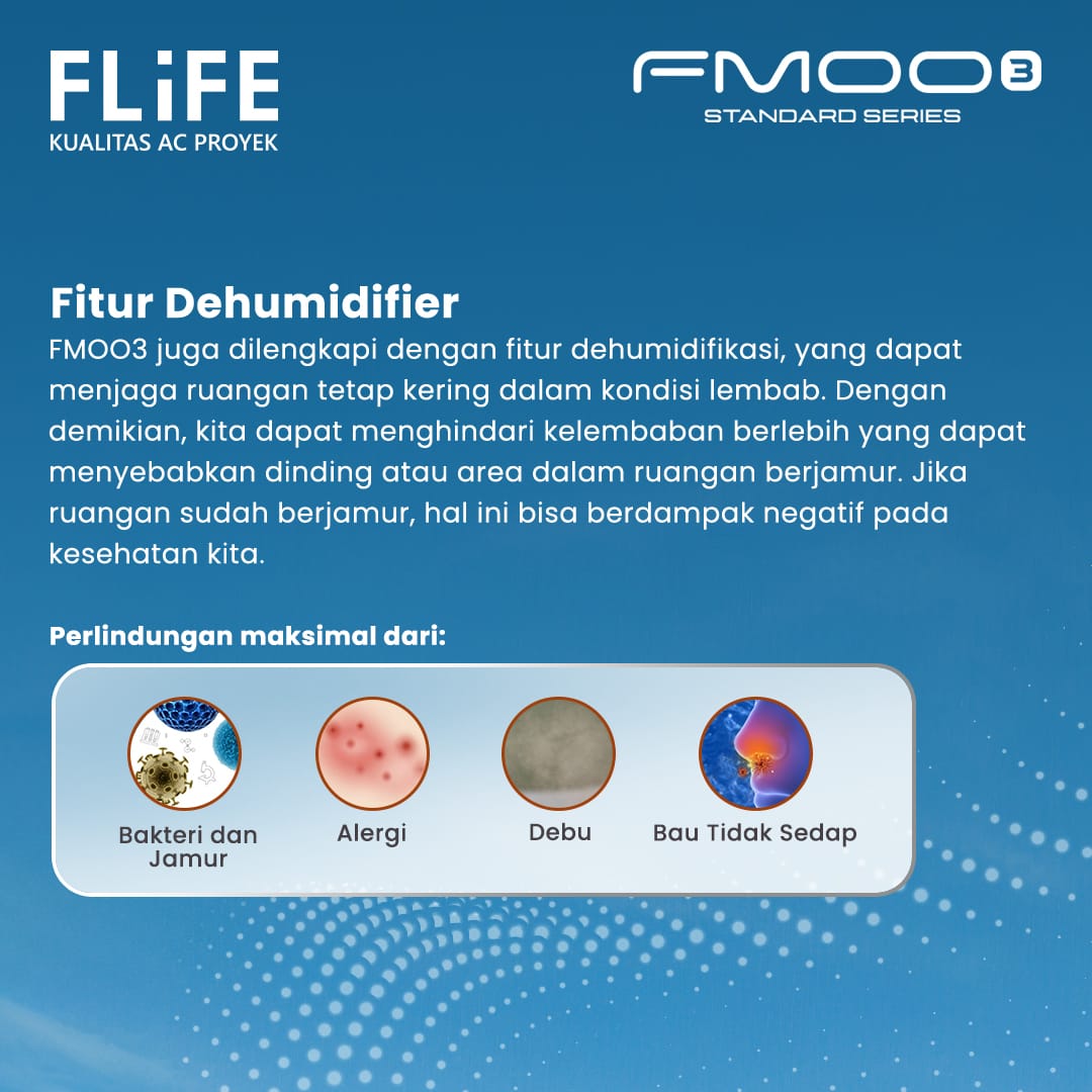 Flife Gree AC Split Standard 2 PK FMOO3 Series - FAC-18FMOO3